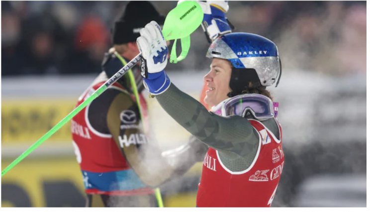 «Бразилец» Лукас Браатен одержал победу в слаломе Кубка мира в Леви